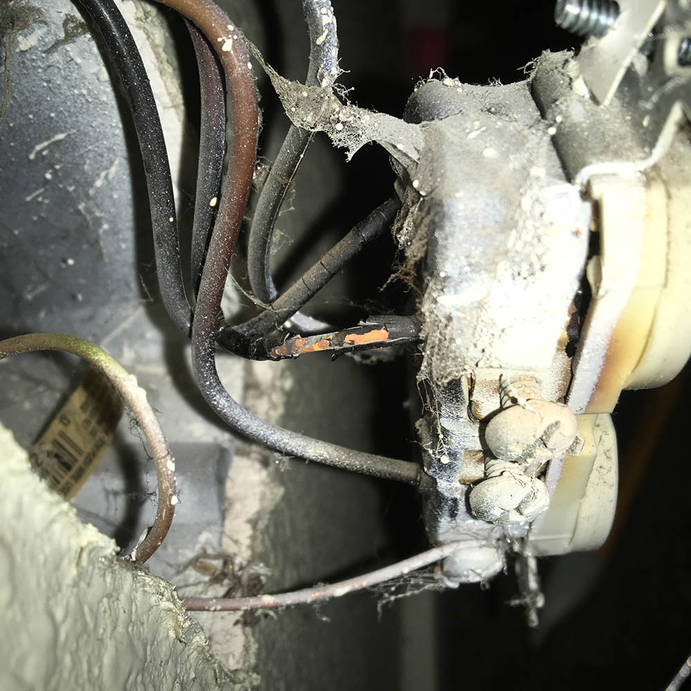 Outlet shorting out from faulty wiring